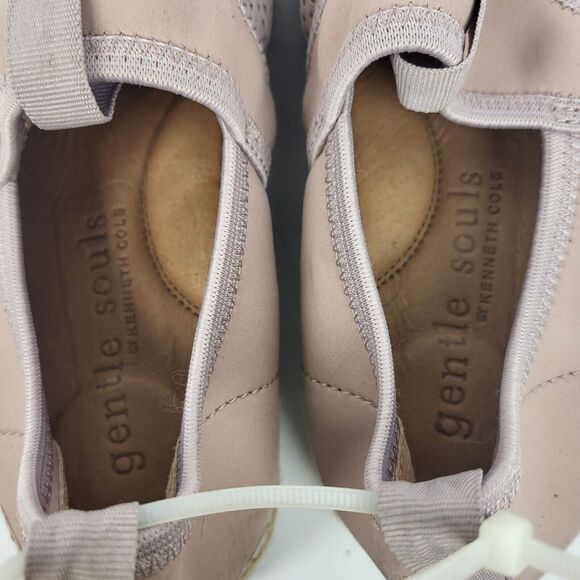 Gentle Souls by Kenneth Cole Lizzy Sporty Espadrille Slip On flats Lilac 6.5 - Picture 10 of 13